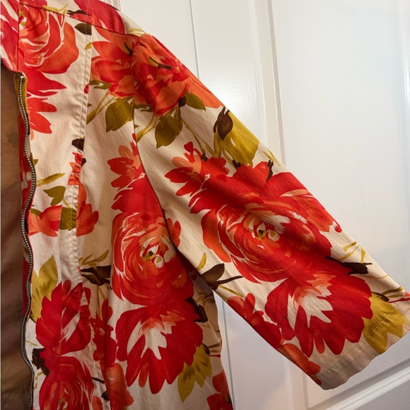 Christopher & Banks Floral Blazer - Red and Cream - Picture 8 of 10